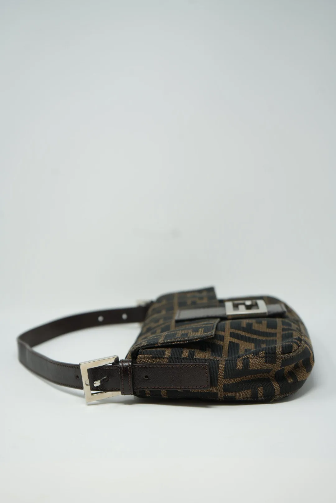 Fendi Vintage Zucca Baguette Shoulder Bag