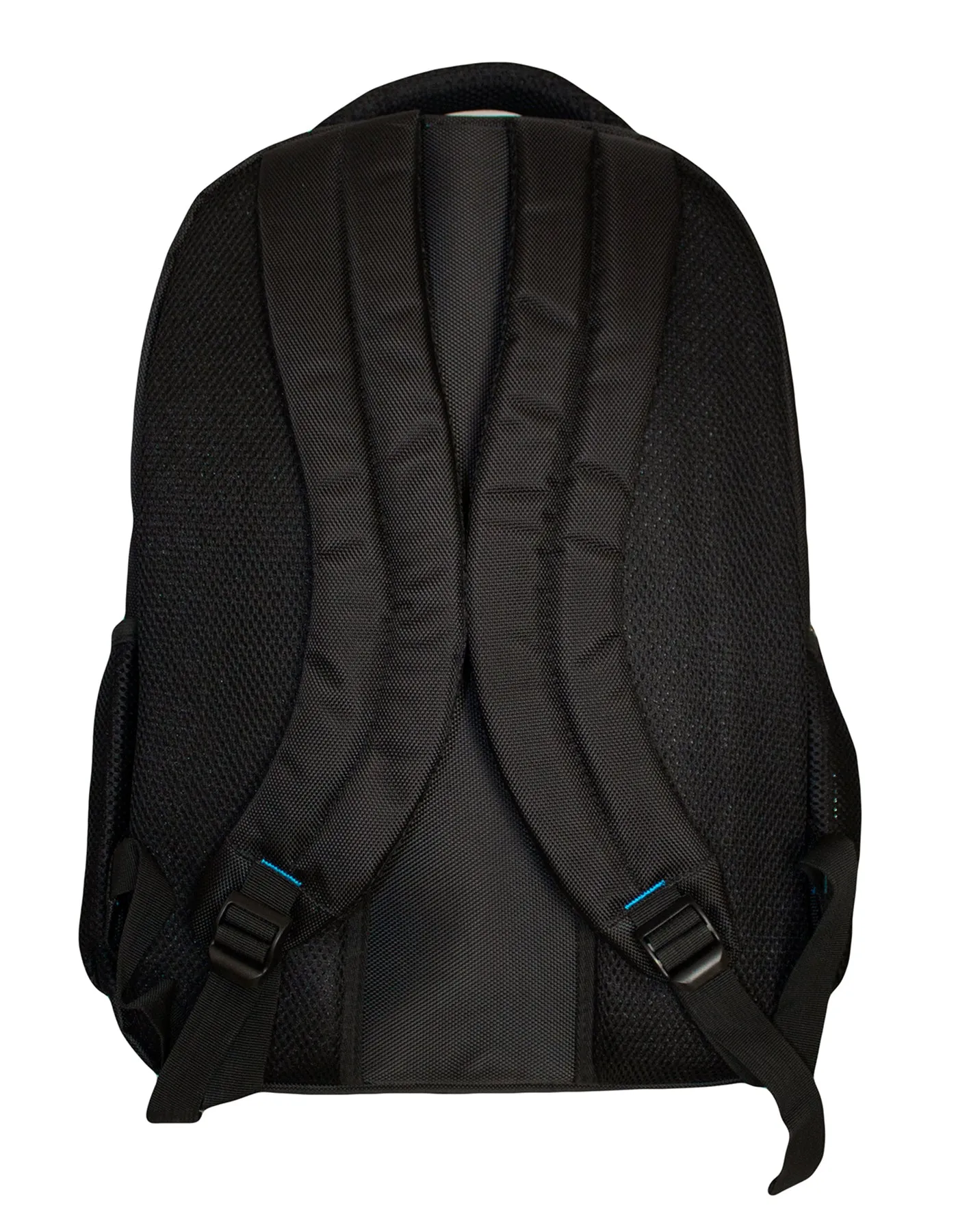Fino SK-9028 Unisex 15 Inch Laptop Backpack with Blue Piping-19 Litre - Black