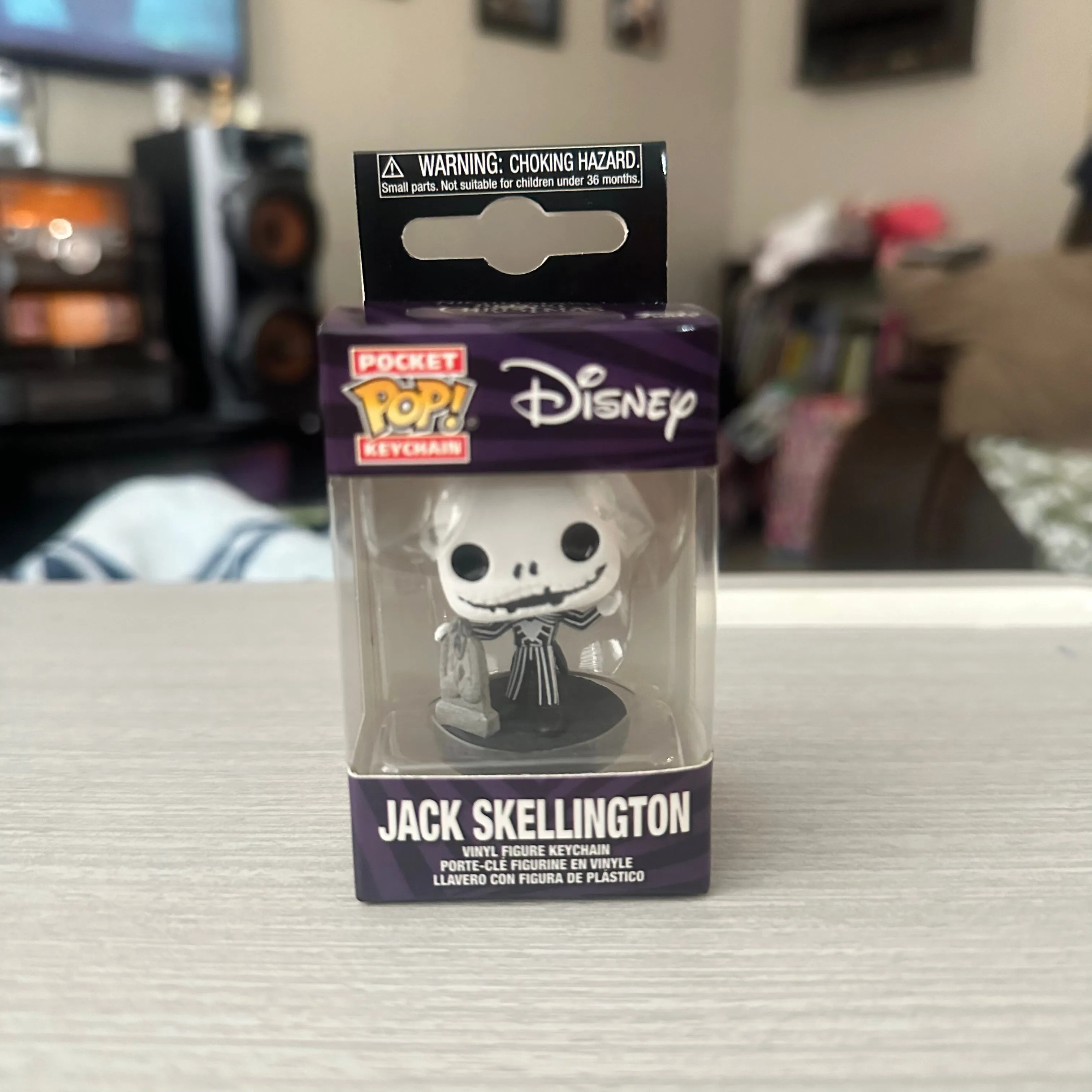 Funko Pocket Pop! Disney Nightmare Before Christmas Jack with Tombstone Keychain