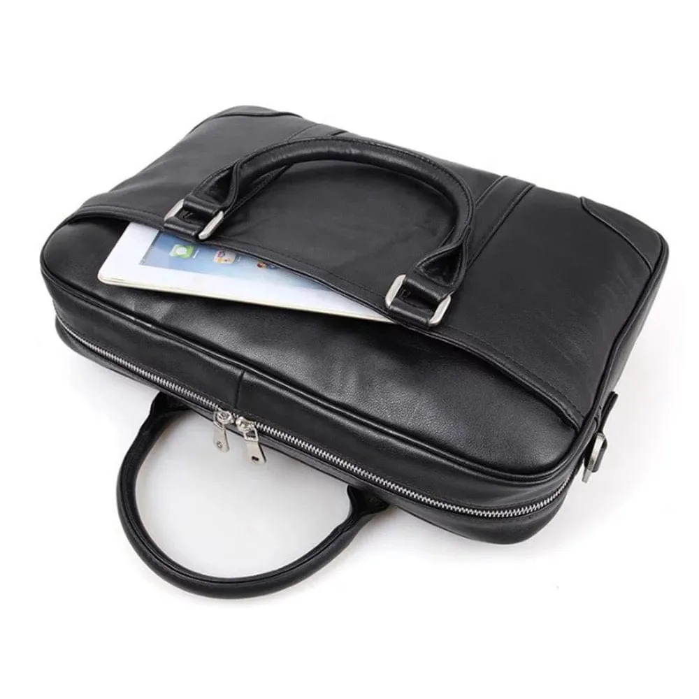 Genuine Leather Laptop Bag For Mac book Pro 13- 14 Inches