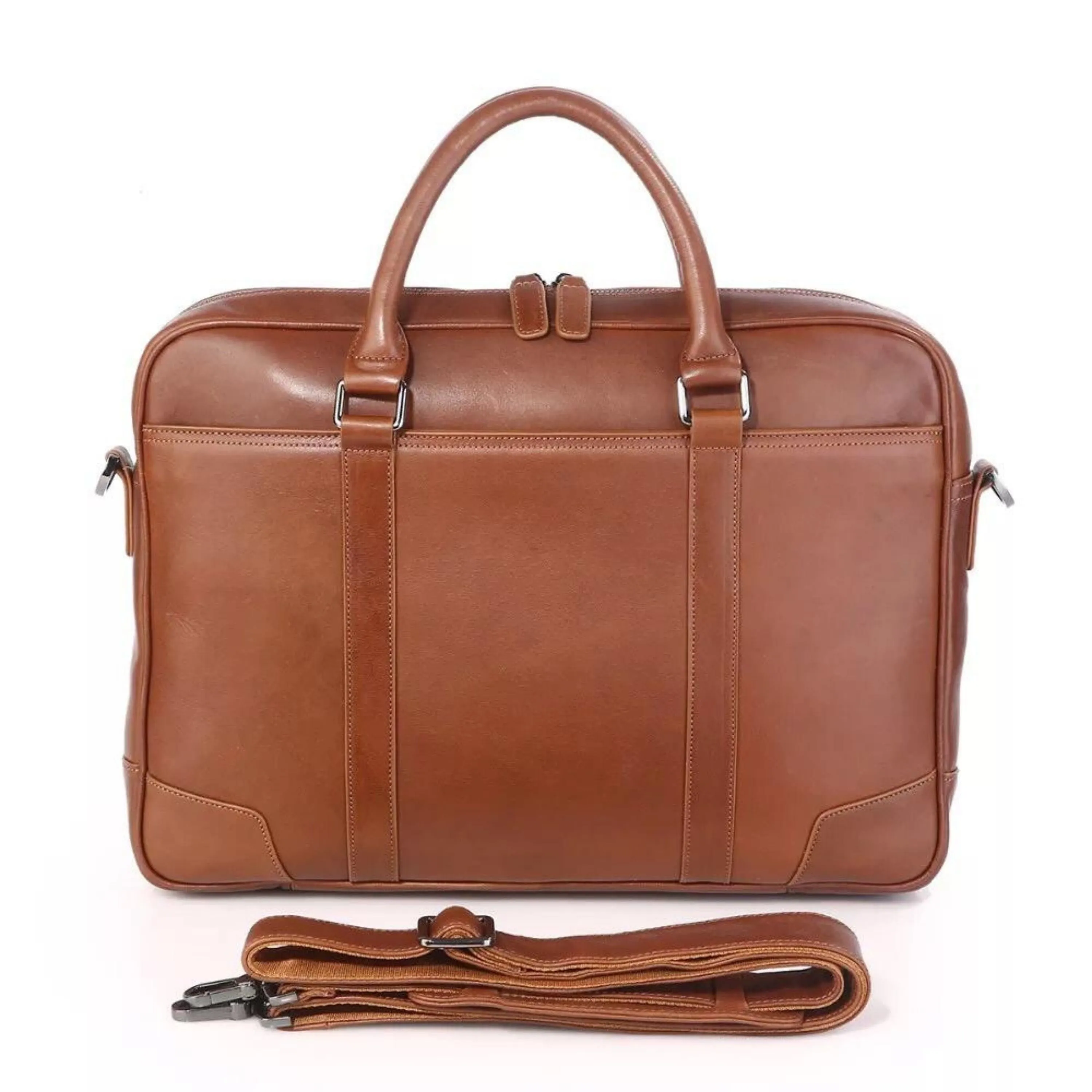 Genuine Leather Laptop Bag For Mac book Pro 13- 14 Inches