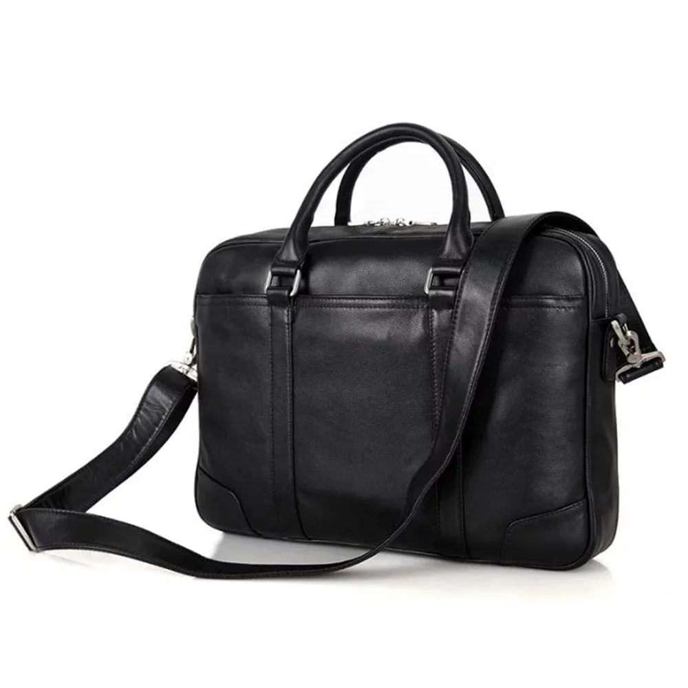 Genuine Leather Laptop Bag For Mac book Pro 13- 14 Inches