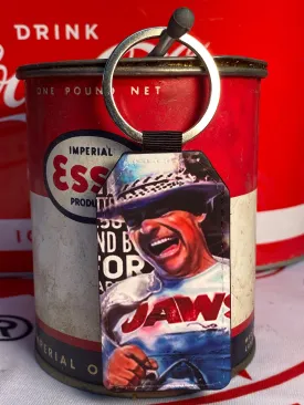 Gord Downie Leather Art Keychain by Chris Tutty