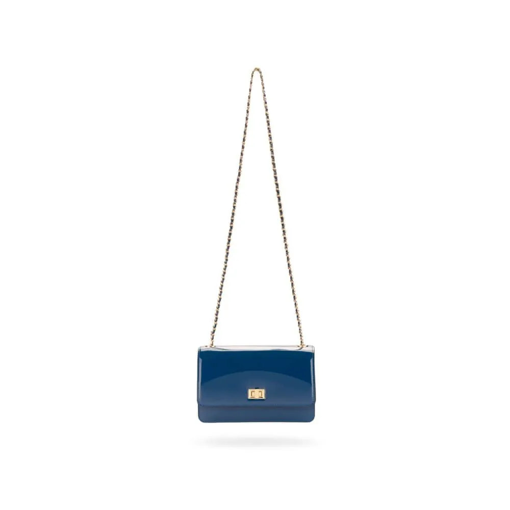 Julia Bag - Cobalt Patent