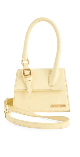 Le Chiquito Moyen Boucle Bag Pale Yellow One Size