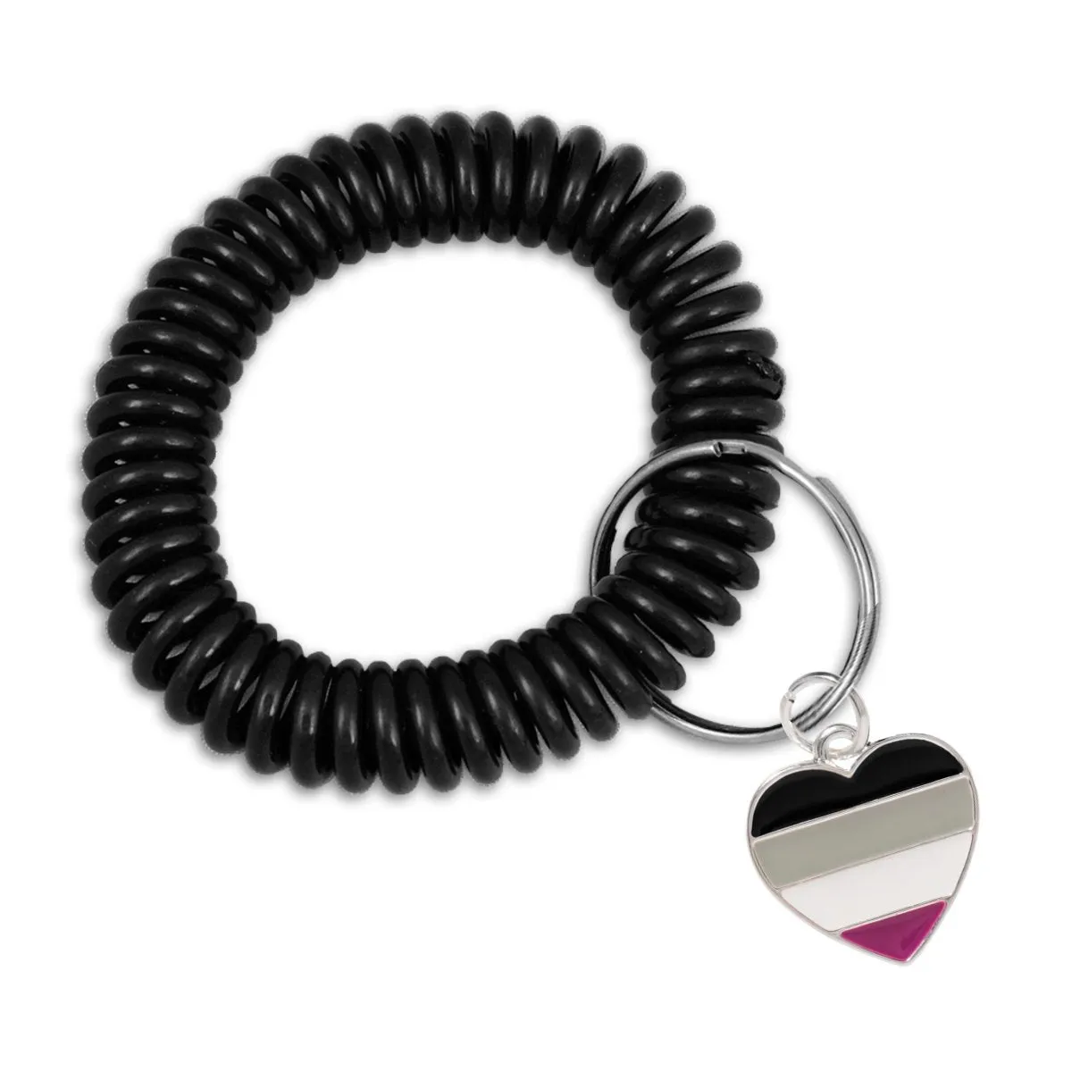 LGBTQ Gay Pride Elastic Keychain Bracelets (Pick Your Charm)
