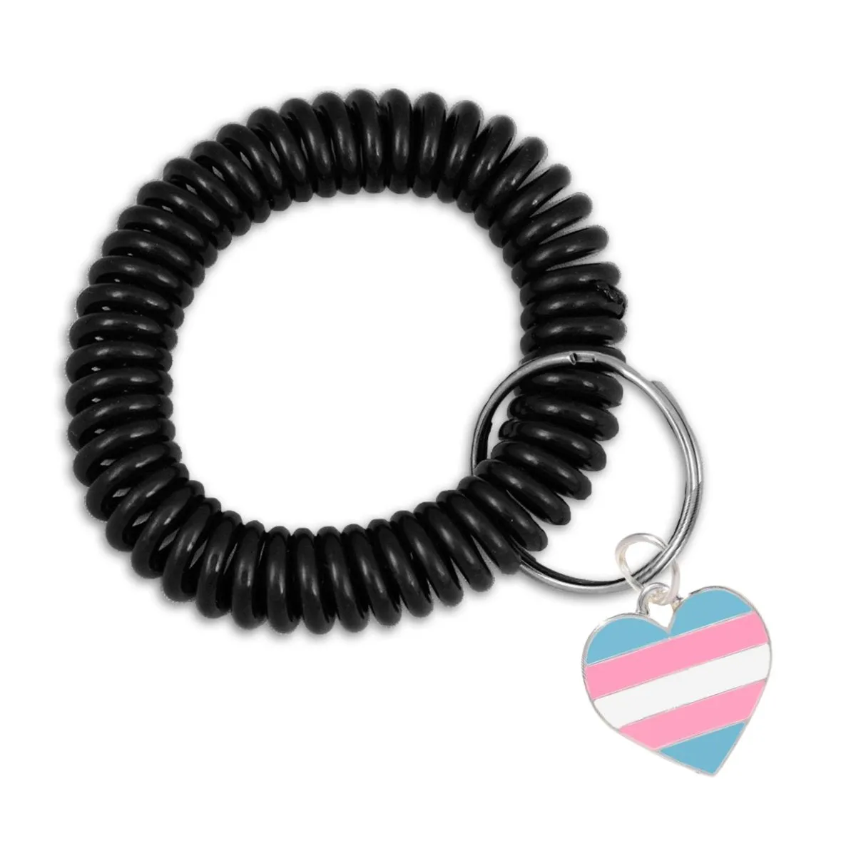 LGBTQ Gay Pride Elastic Keychain Bracelets (Pick Your Charm)