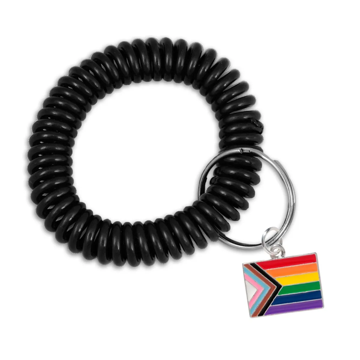LGBTQ Gay Pride Elastic Keychain Bracelets (Pick Your Charm)