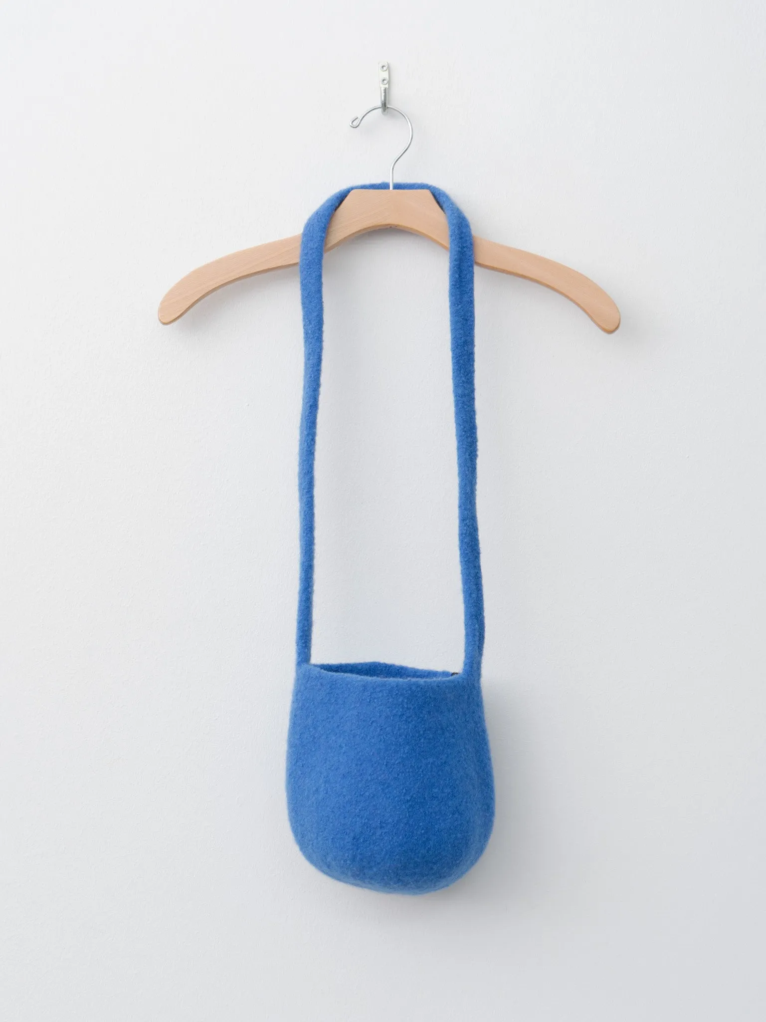 Long Strap Smallest Bucket Bag - Bluebell