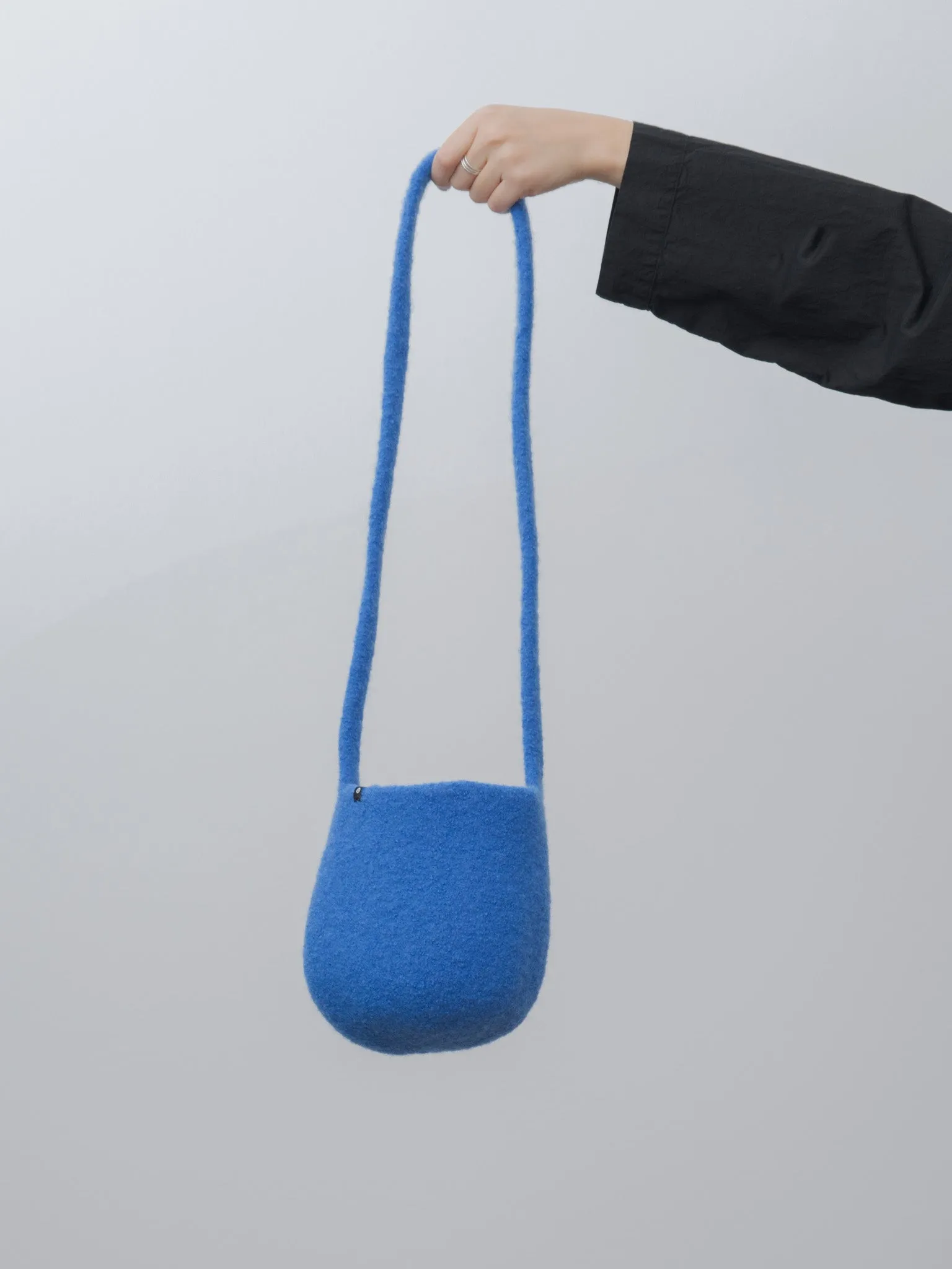 Long Strap Smallest Bucket Bag - Bluebell