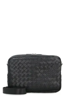 Men's Leather Camera Bag in Black | 755925V2HL1 Color 8803