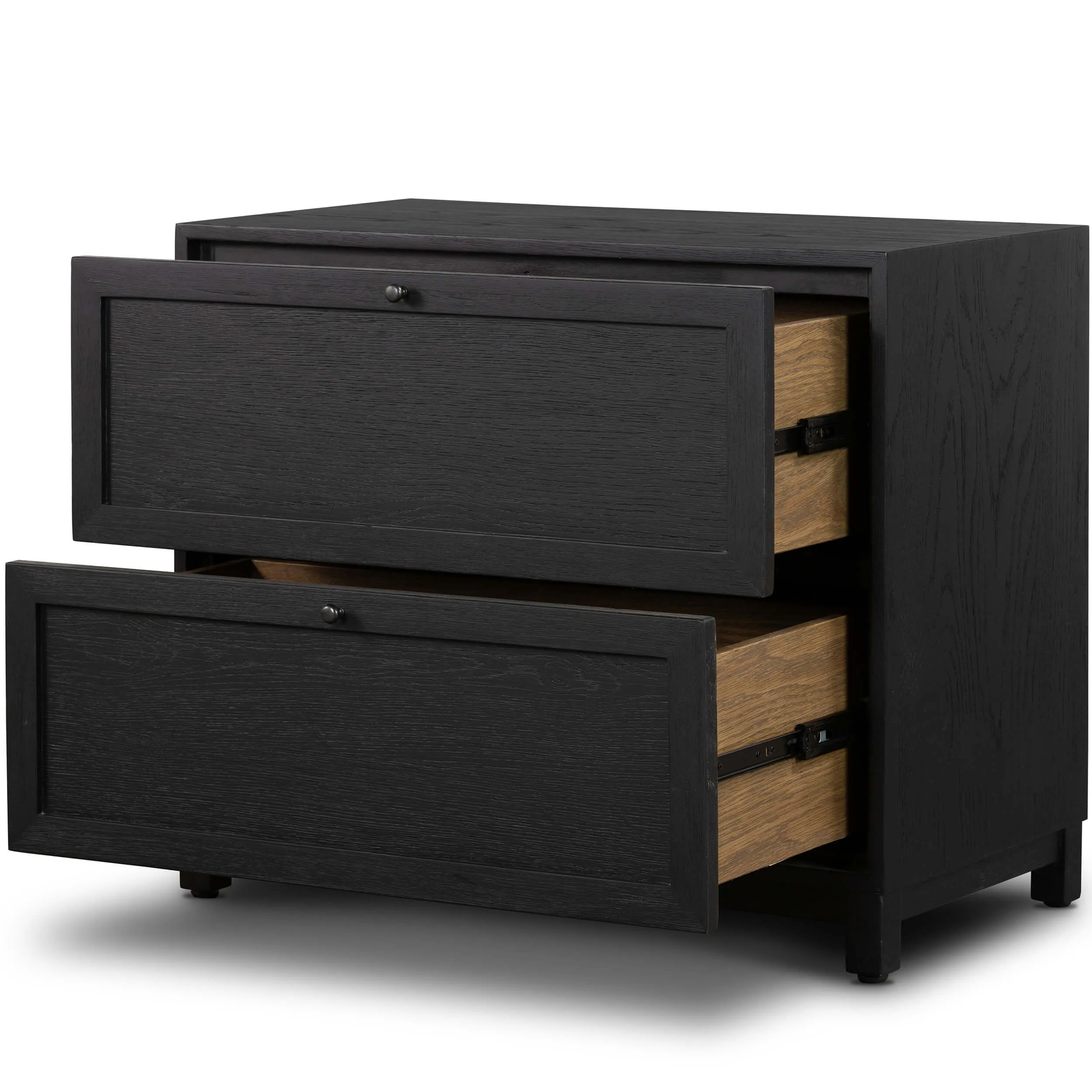 Millie Nightstand, Drifted Matte Black