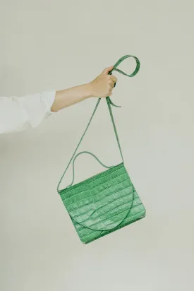 Mini Briefcase | Grass Croco