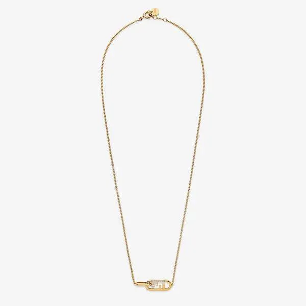 O'LOCK GOLD DIAMOND NECKLACE