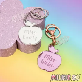 Personalised Apple Keychain