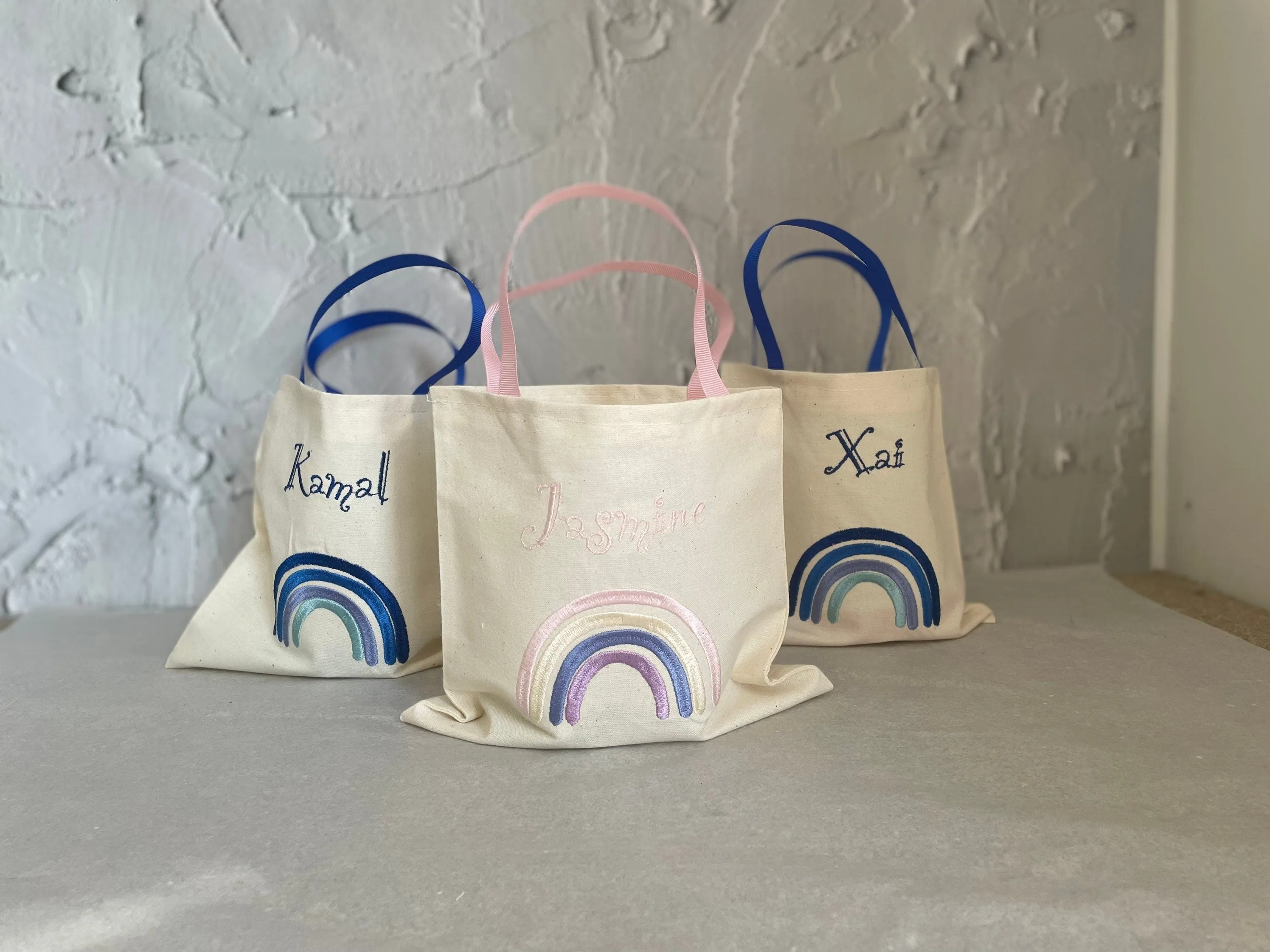 personalised rainbow party bag