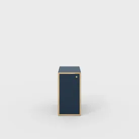 Plywood Storage with Doors - Formica Night Sea Blue - 400(w) x 600(d) x 750(h)