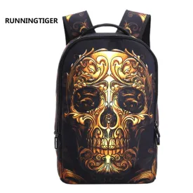 Printed Skull Backpack
