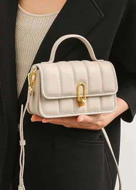 PU Leather Flap Shoulder & Crossbody Bag