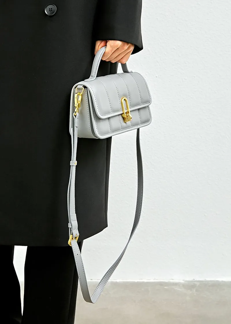 PU Leather Flap Shoulder & Crossbody Bag
