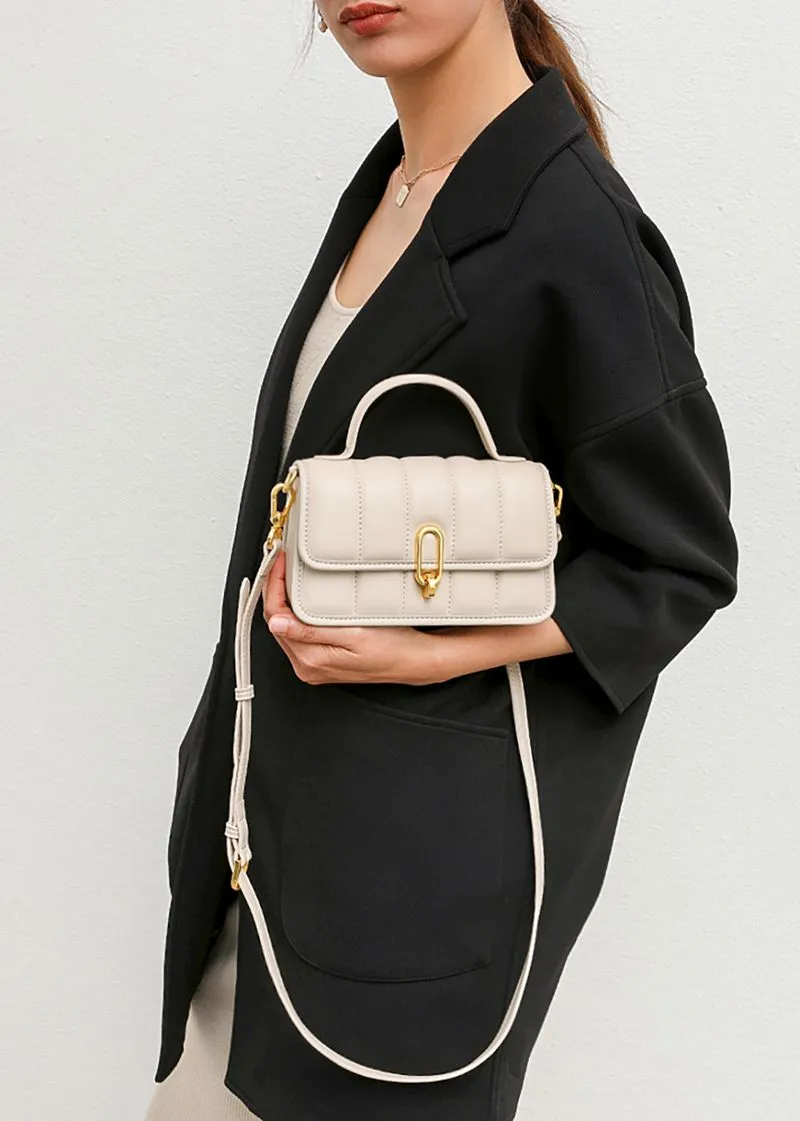 PU Leather Flap Shoulder & Crossbody Bag