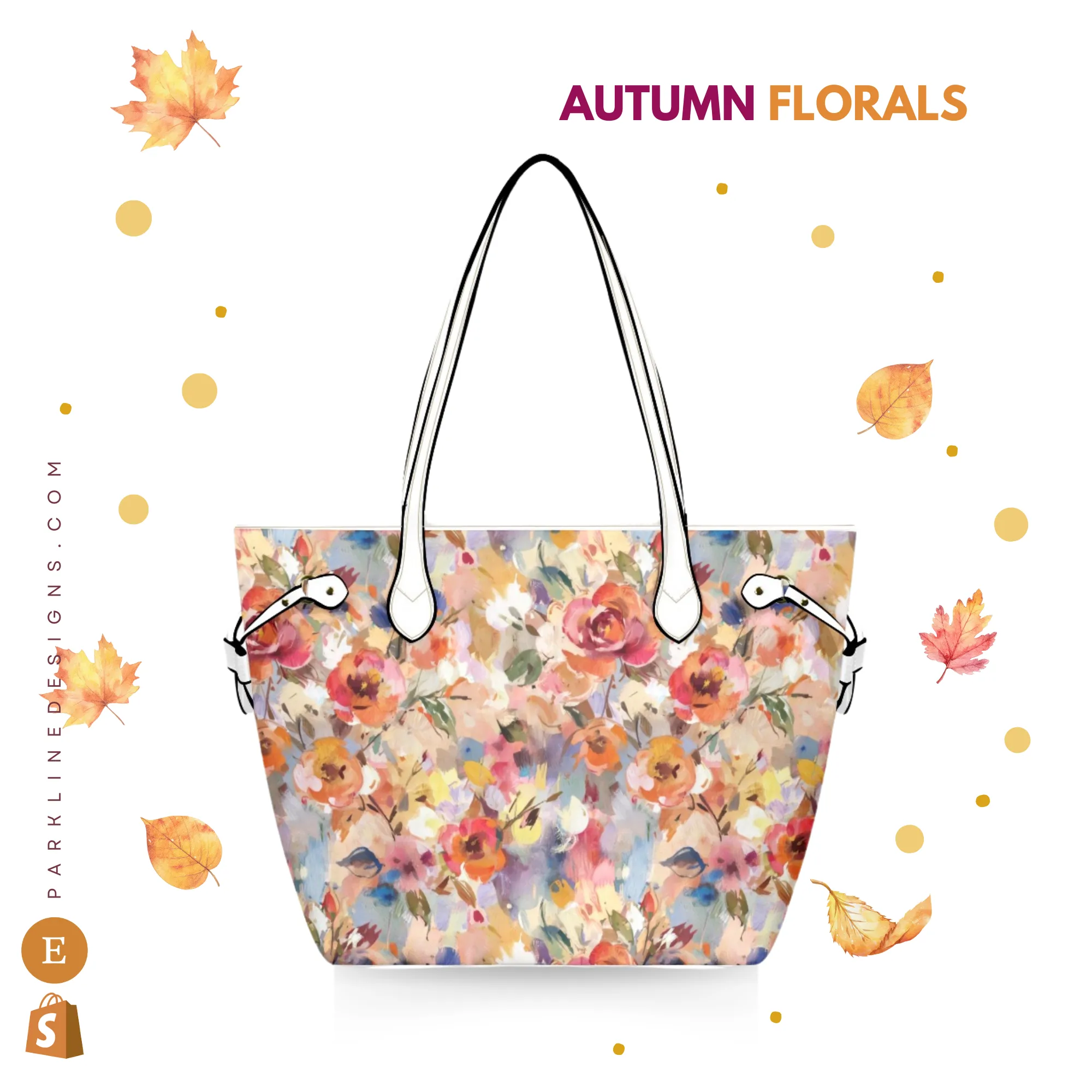 Pumpkin Patch 2 Leather Bag| Perfect Autumn Gift for Her | Elegant & Durable Fashion Tote