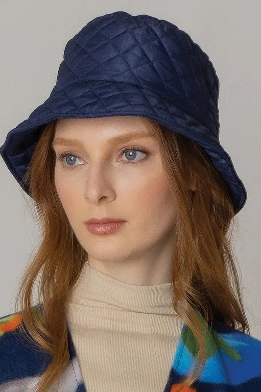 Quilted Padding Bucket Hat