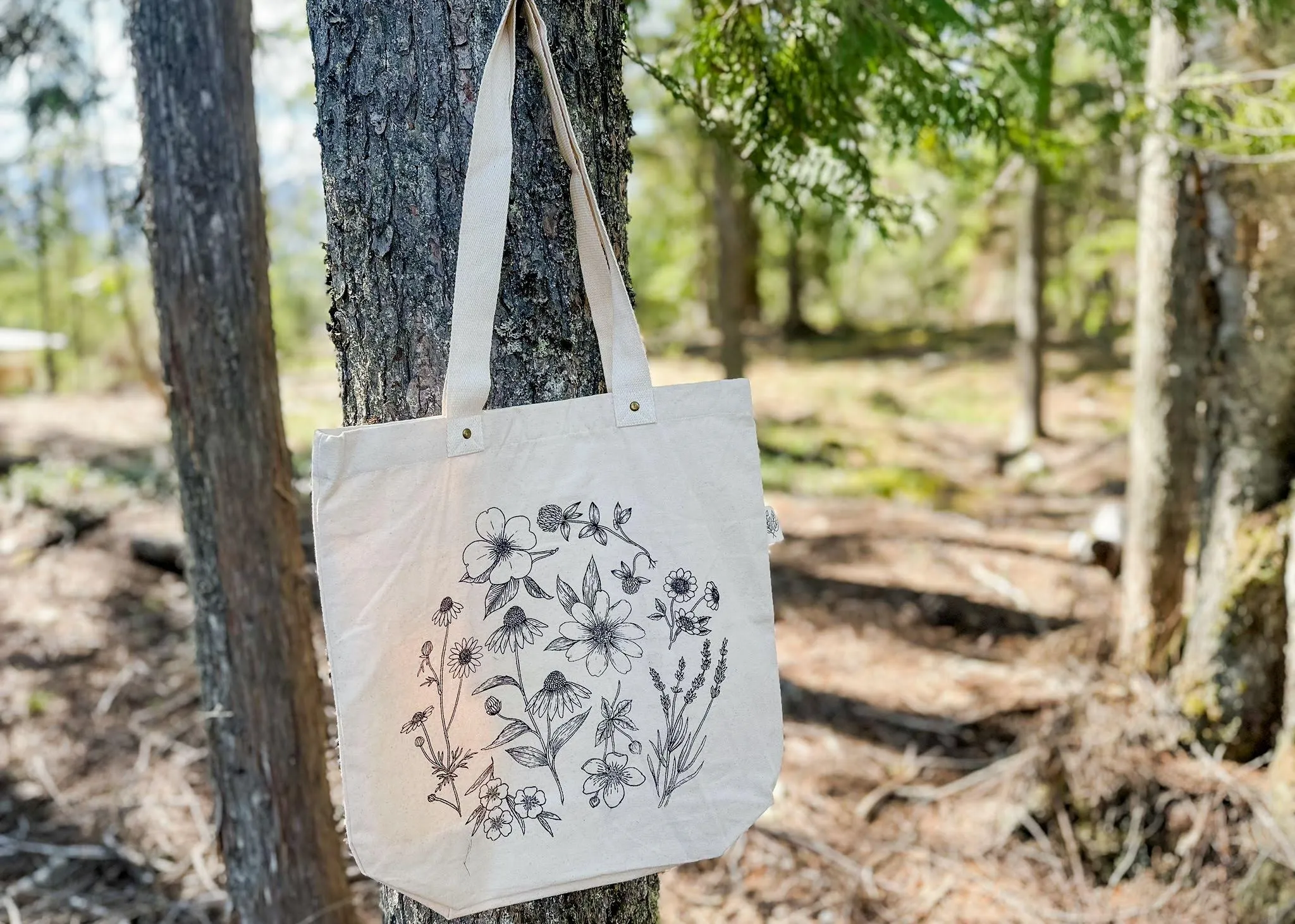 "Meadow Bloom" Tote Bag