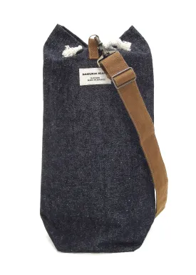 Samurai Jeans Denim Bag Men's Casual Top Load Vertical Duffel Bag with Single Shoulder Strap SJDMB23