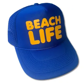 Sol Baby Beach Life Royal Blue Adult Trucker Hat