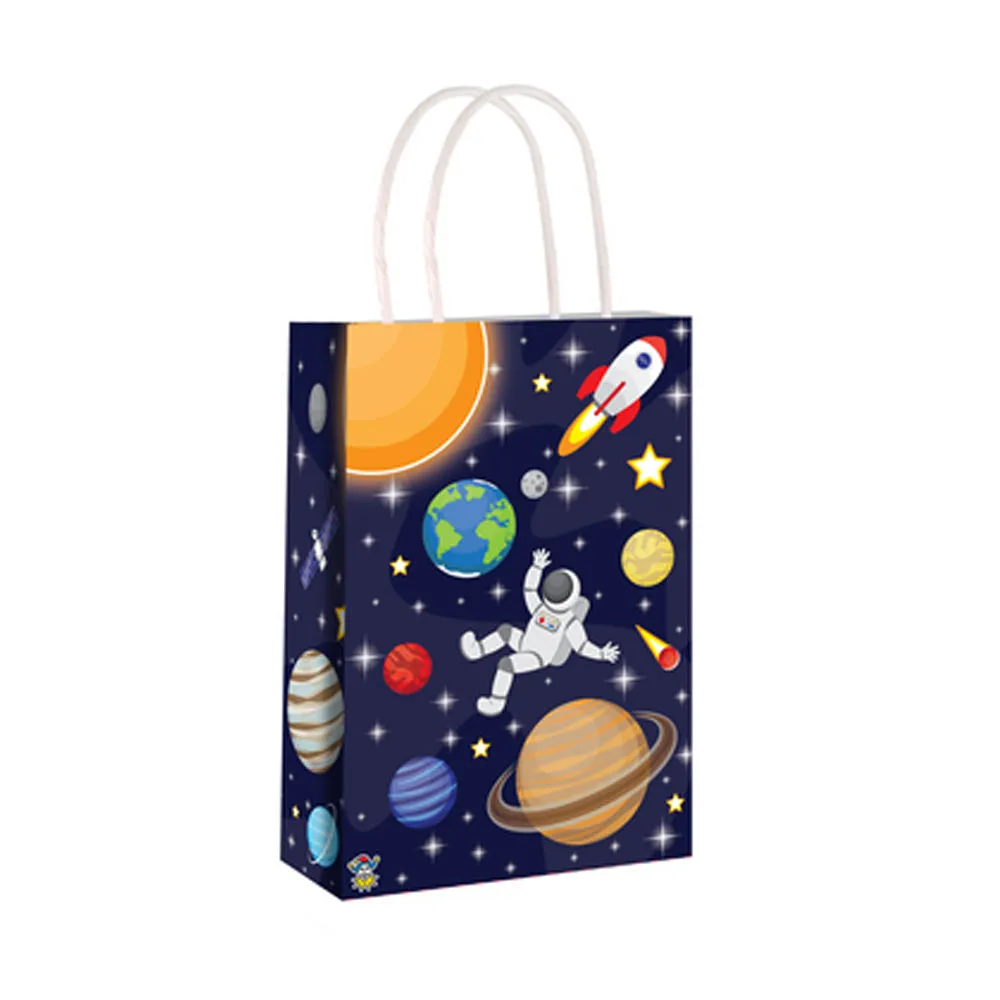 Space Paper Party Bags with Handles - Each