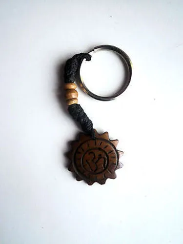Star Om Bone Keychain