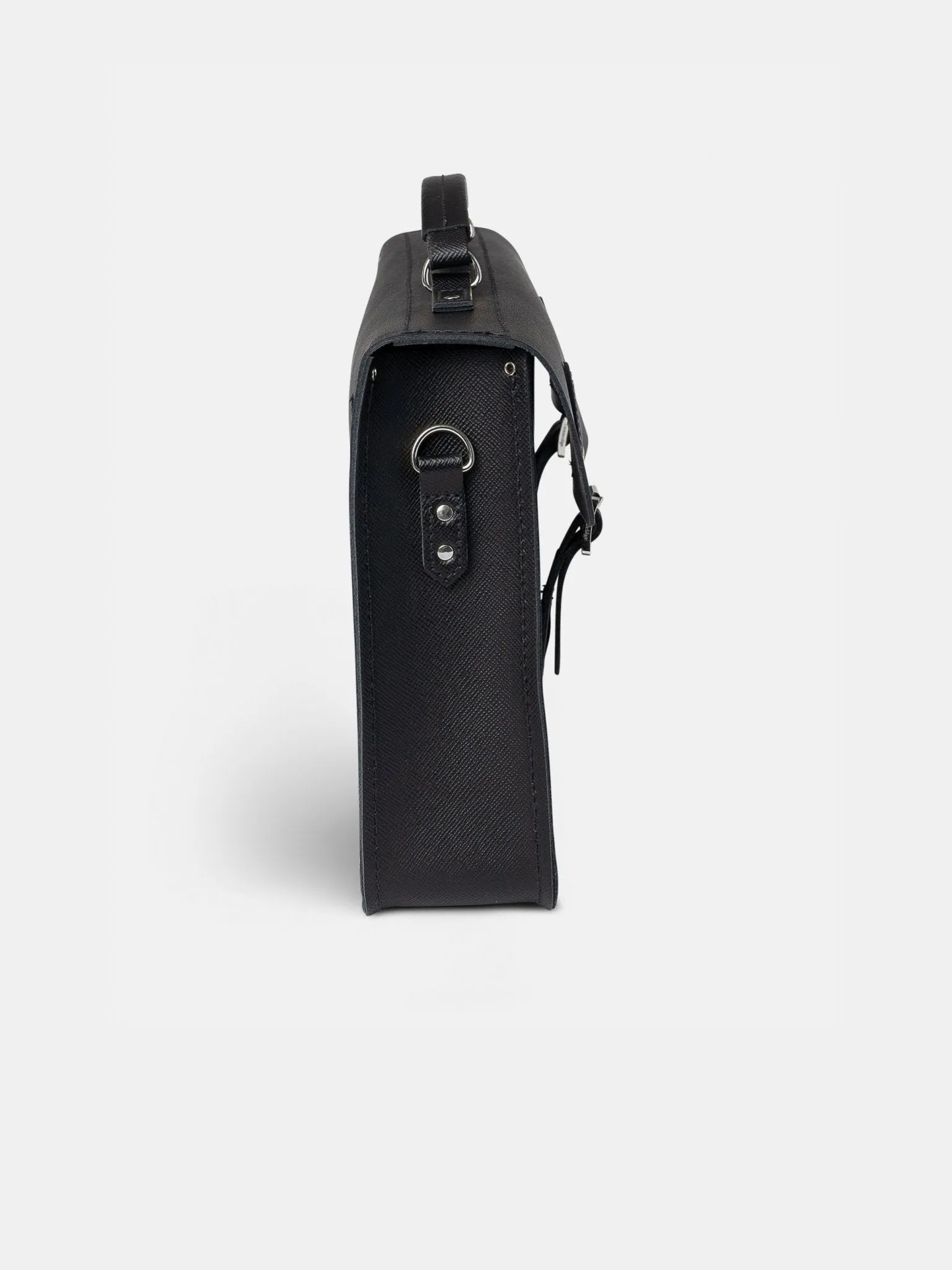 The Briefcase - Black Saffiano