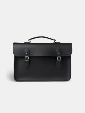 The Briefcase - Black Saffiano