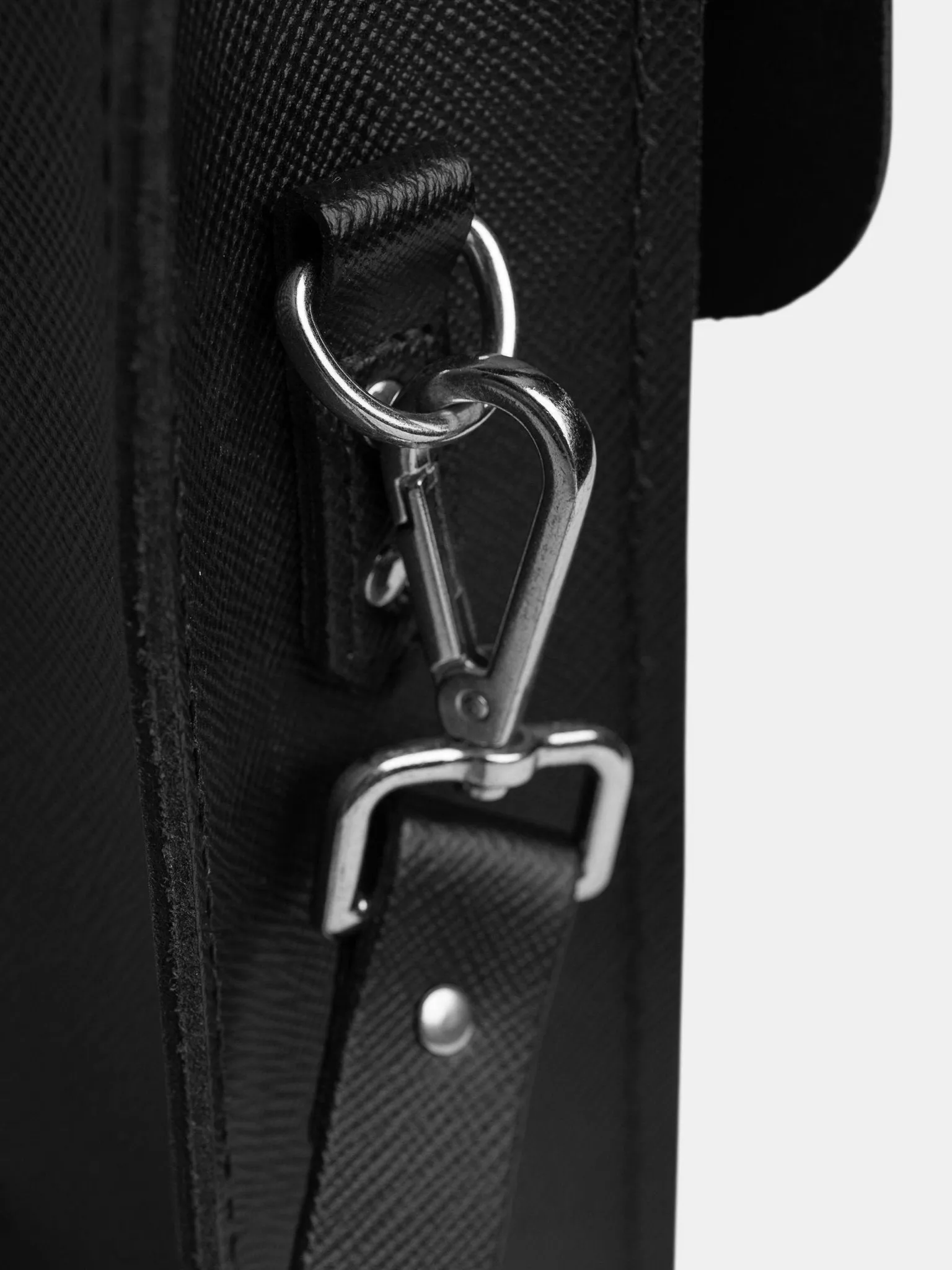 The Briefcase - Black Saffiano