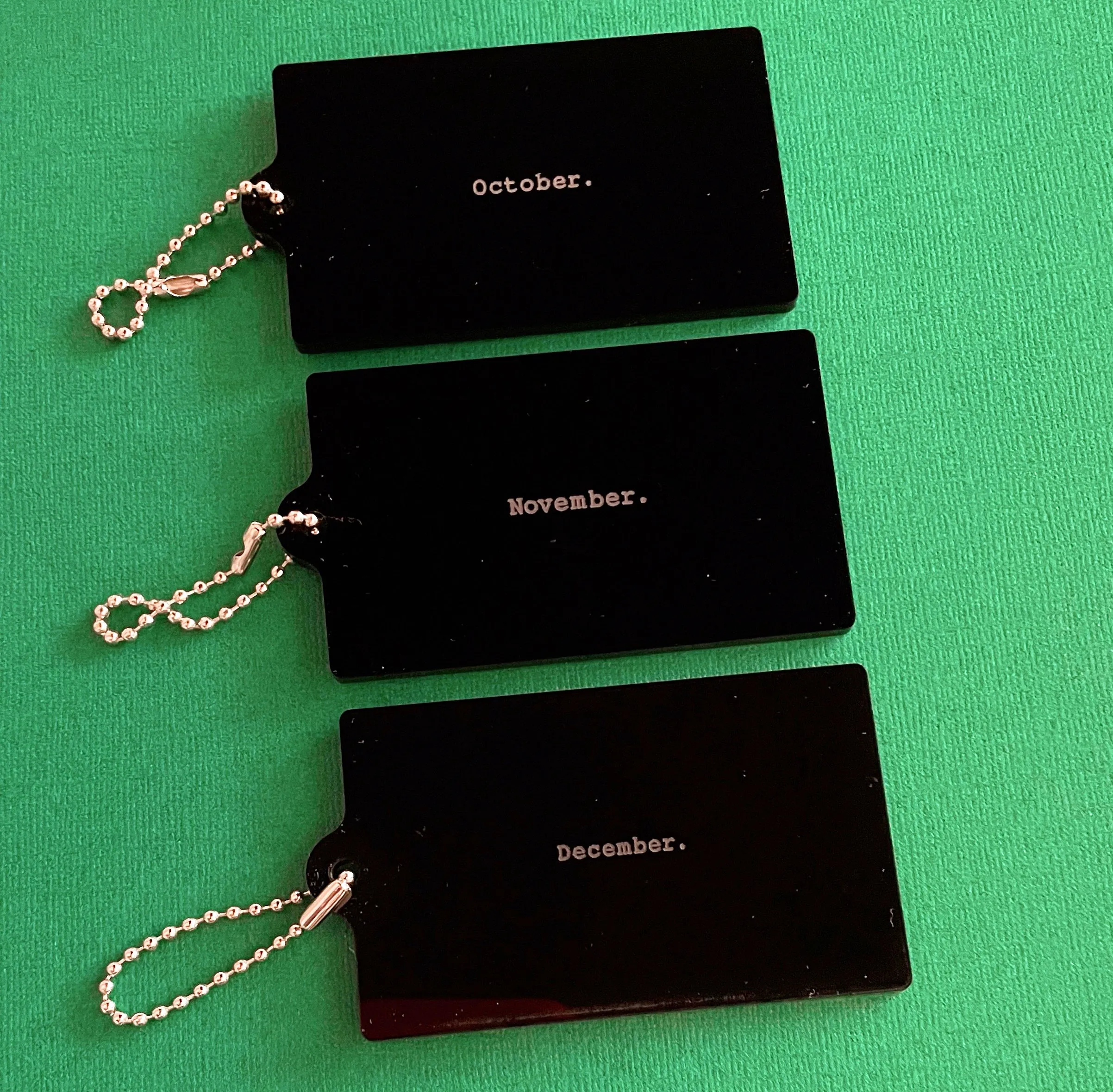 The Possibility Set keychain collection
