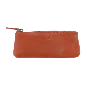 Trafalgar Sergio Leather Multimedia Elongated Zip Pouch