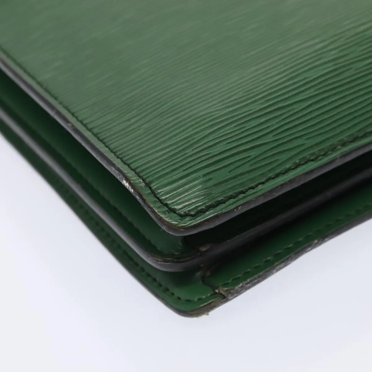 Trendy Inspired Louis Vuitton Epi Serviette Conseiller Briefcase Green M54424 Lv Auth 86730