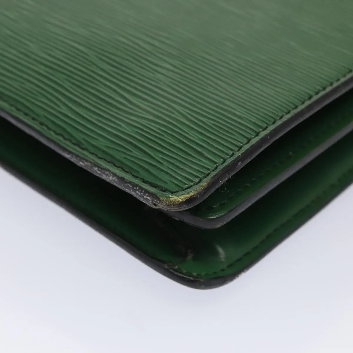 Trendy Inspired Louis Vuitton Epi Serviette Conseiller Briefcase Green M54424 Lv Auth 86730
