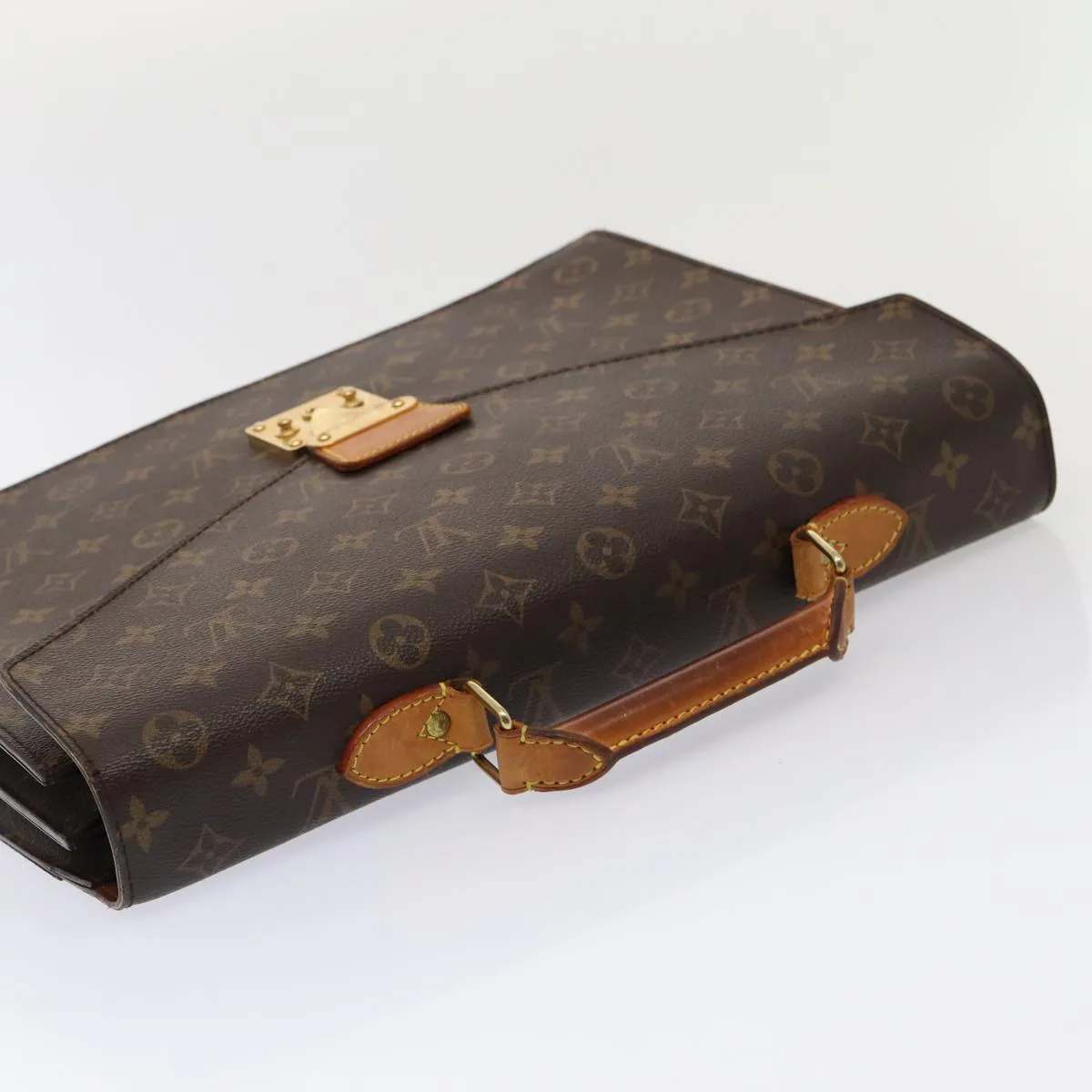 Trendy Inspired Louis Vuitton Monogram Serviette Conseiller Briefcase M53331 Lv Auth Bs17065