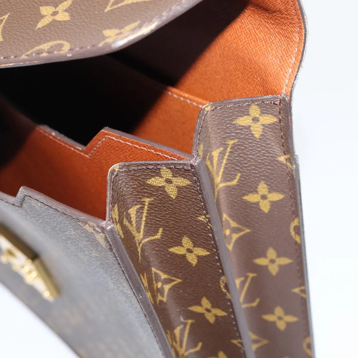 Trendy Inspired Louis Vuitton Monogram Serviette Conseiller Briefcase M53331 Lv Auth Bs17065