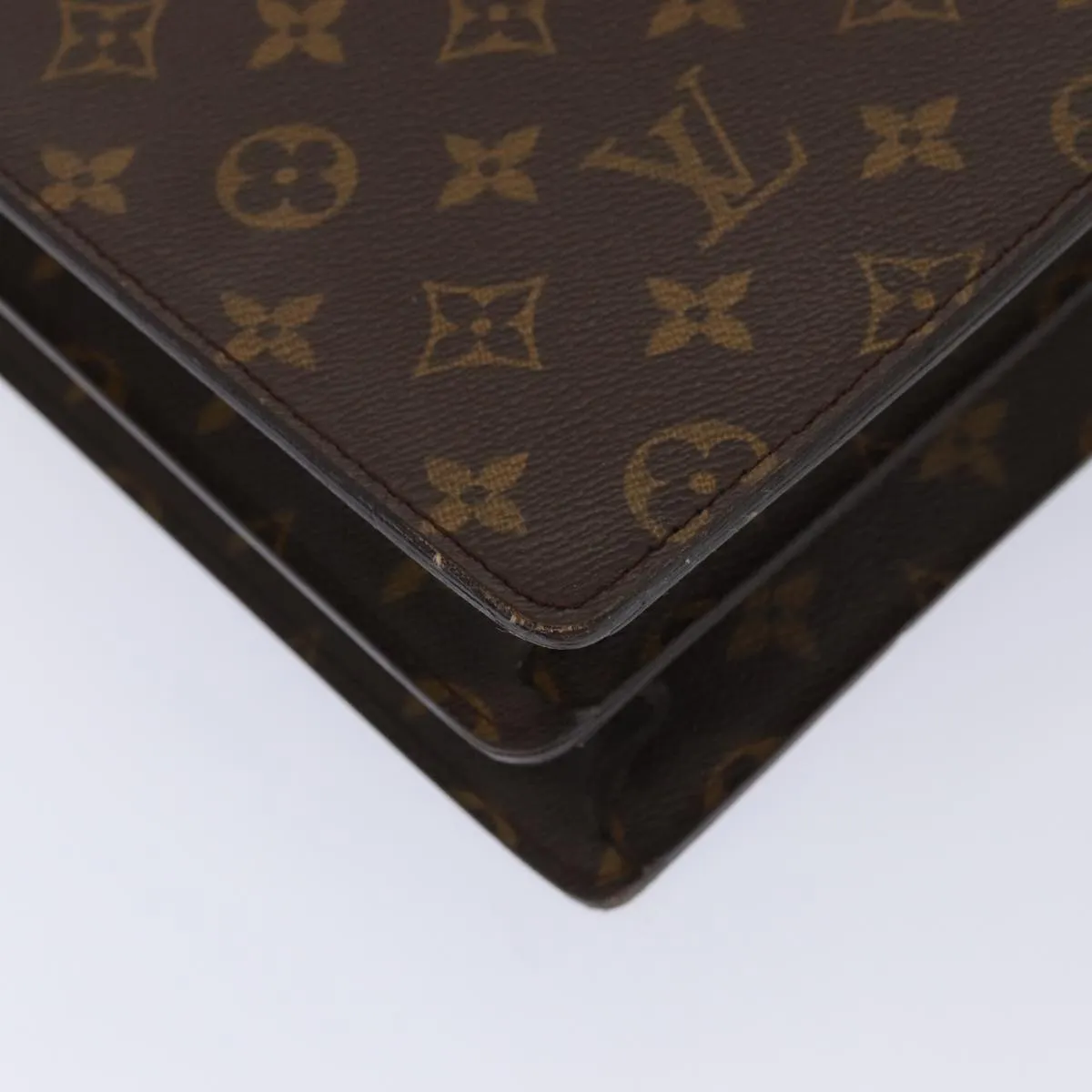 Trendy Inspired Louis Vuitton Monogram Serviette Conseiller Briefcase M53331 Lv Auth Bs17065