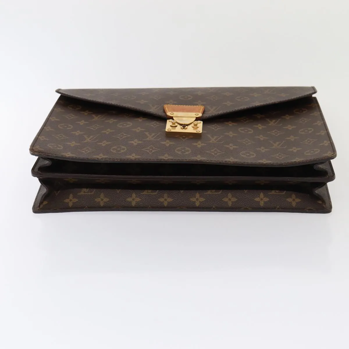Trendy Inspired Louis Vuitton Monogram Serviette Conseiller Briefcase M53331 Lv Auth Bs17065