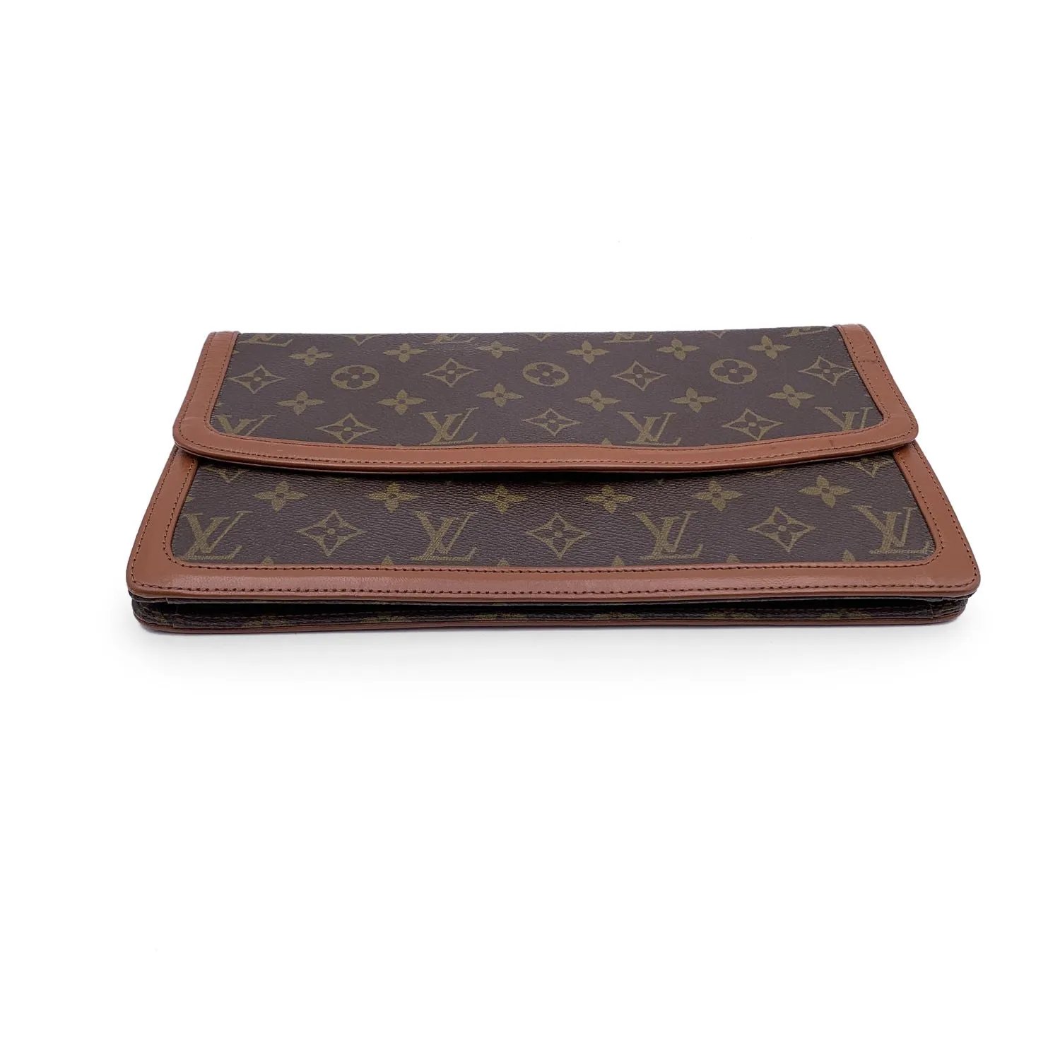 Trendy Inspired Louis Vuitton Vintage Monogram Canvas Pochette Dame Clutch Bag