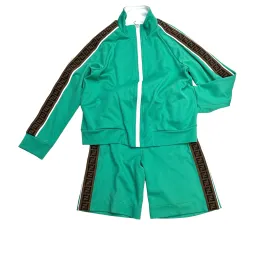 Turquoise Green Sweat Set - 6yo.