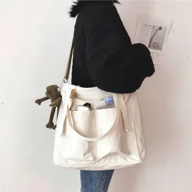 Women's Shopper Simple Fashion Zipper Handbags